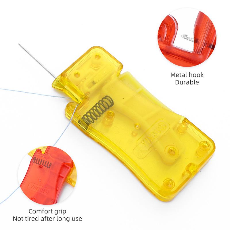 Auto Needle Threader DIY Hand Sewing Threader Hand Machine Stitch Insertion Sewing Automatic Thread Device Household Tools