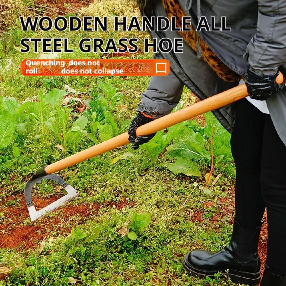 Shovel-shaped Hollow Hoe Weeding Rake Labor-saving Gardening Loosening Soil With Hoe Tools For D9B7