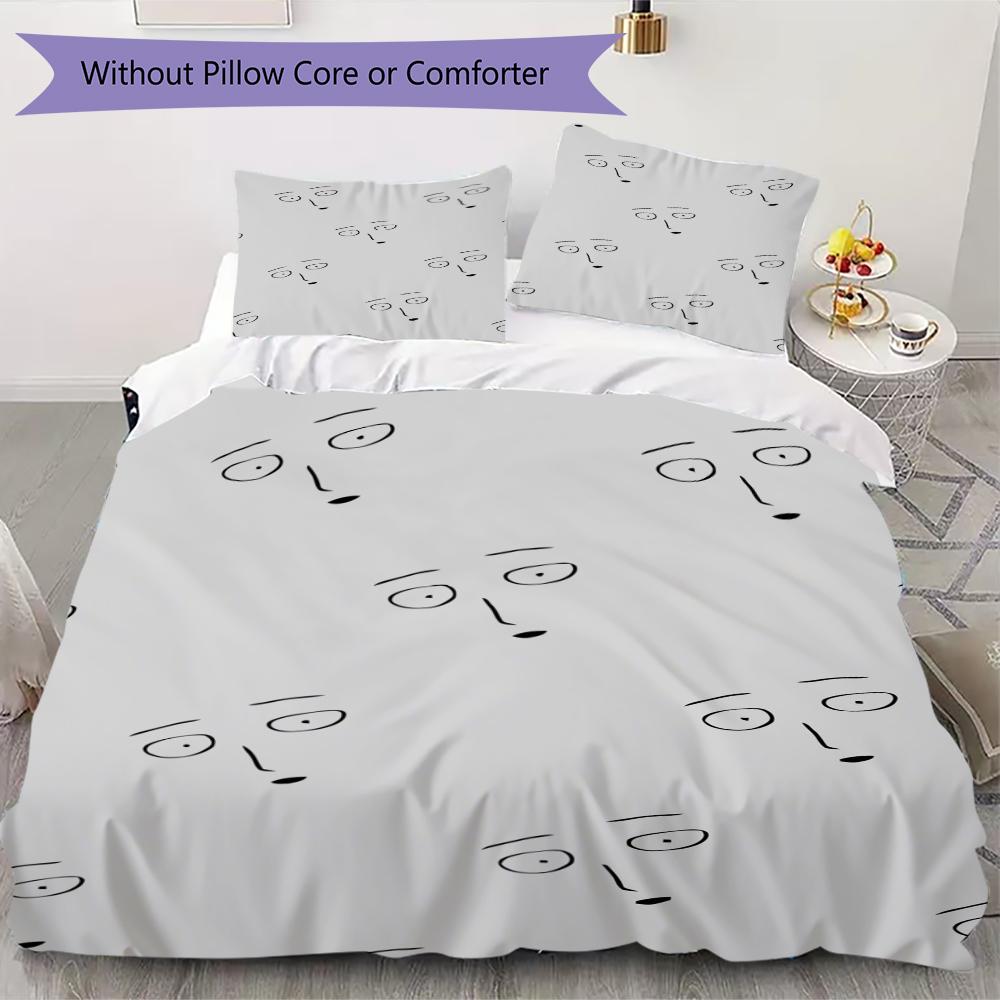 

Punch Man Pattern Bedding uilt Set uilt Cover Pillowcase Home Decoration Birthday Gift (1 * duvet cover + 2 * pillowcase without core) 135x200cm