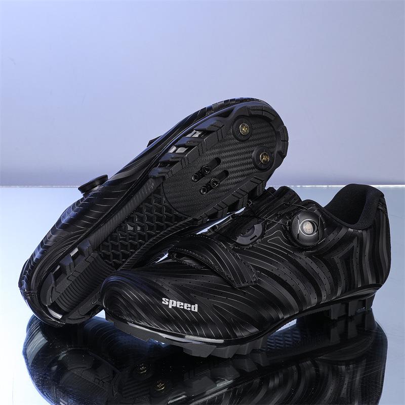 Scarpe da Ciclismo Dinamiche Texturizzate 2025: Senza agganci, Suola Rigida, Calzata Larga per Mountain Bike e Bici da Strada