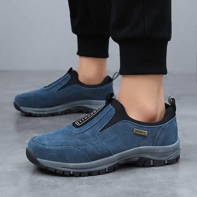 Autumn New Middle-aged and Elderly Walking Shoes, Hiking Shoes, Light One-pedal Outdoor Sports and Leisure Shoes