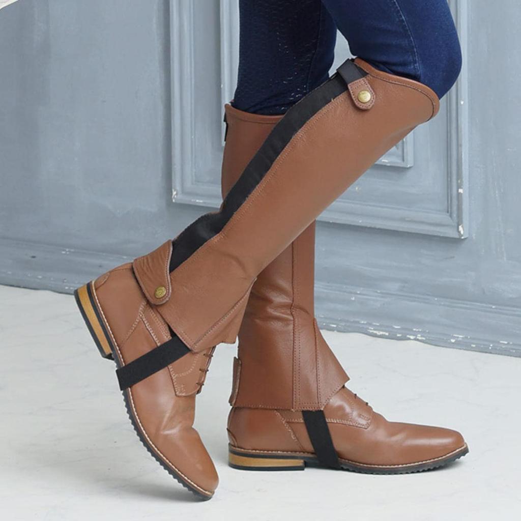 Soft Leather Half Chaps S