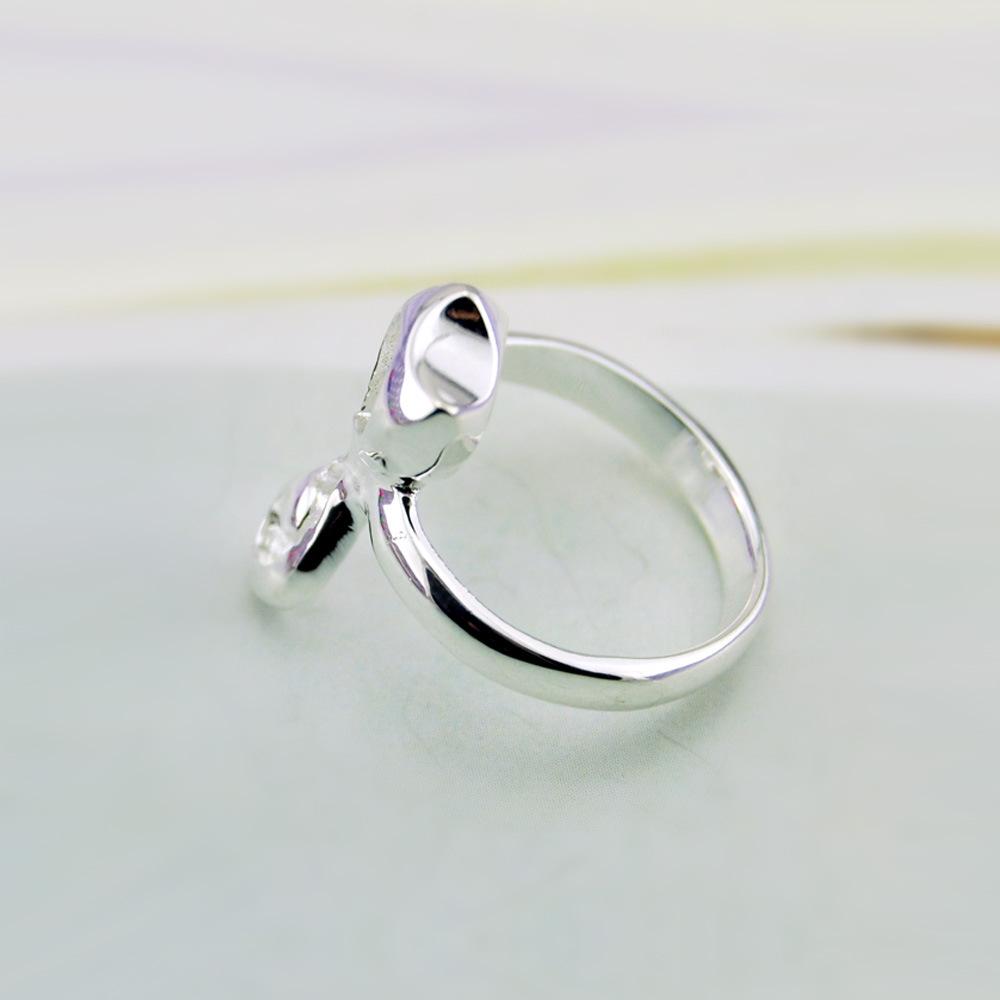 Simple Coco Cat Ring Women'S Cute Kitten Ring Open Ring