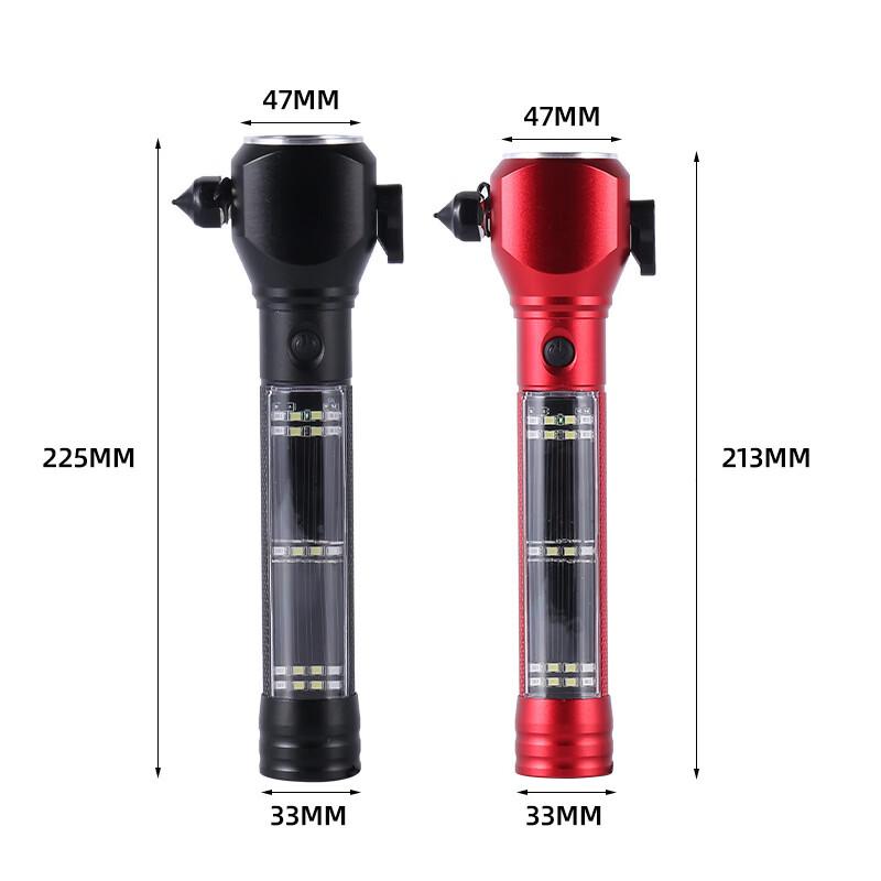 Multifunctional Emergency Safety Hammer Flashlight