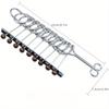 Nine Link Complete Set of Stress Relieving Luban High Difficulty Puzzle Brain Burning Second Level Leisure Toys Intelligence.