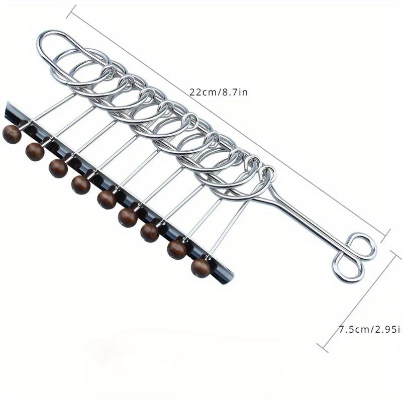 Nine Link Complete Set of Stress Relieving Luban High Difficulty Puzzle Brain Burning Second Level Leisure Toys Intelligence.