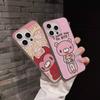 Popular Kawaii G-gloomyS Bears Corrugated Stripe Phone Case For IPhone 17 16 15 14 13 12 11 Pro Max Plus Pro Shockproof Cover