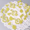 6 Stück Gold Musiknote Cupcake Topper Glitzer Kuchen Dekoration Geburtstagsparty Hochzeit Dessert Zubehör Musiknote Kuchen Topper