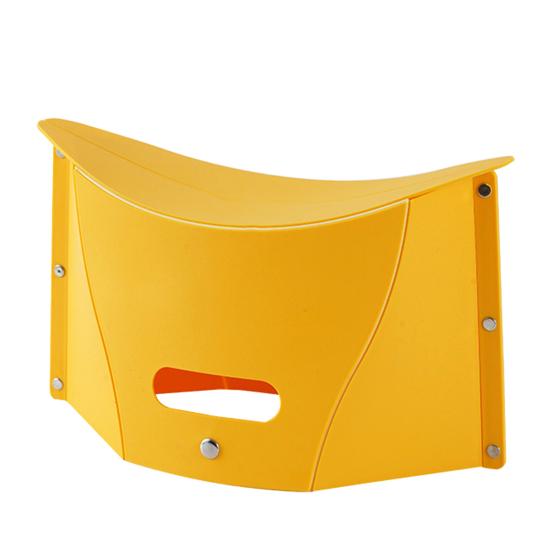 Portable Folding Stool Ultra-Thin Outdoor Plastic Camping Chair Multi-functional Shopping Handbag for Hiking