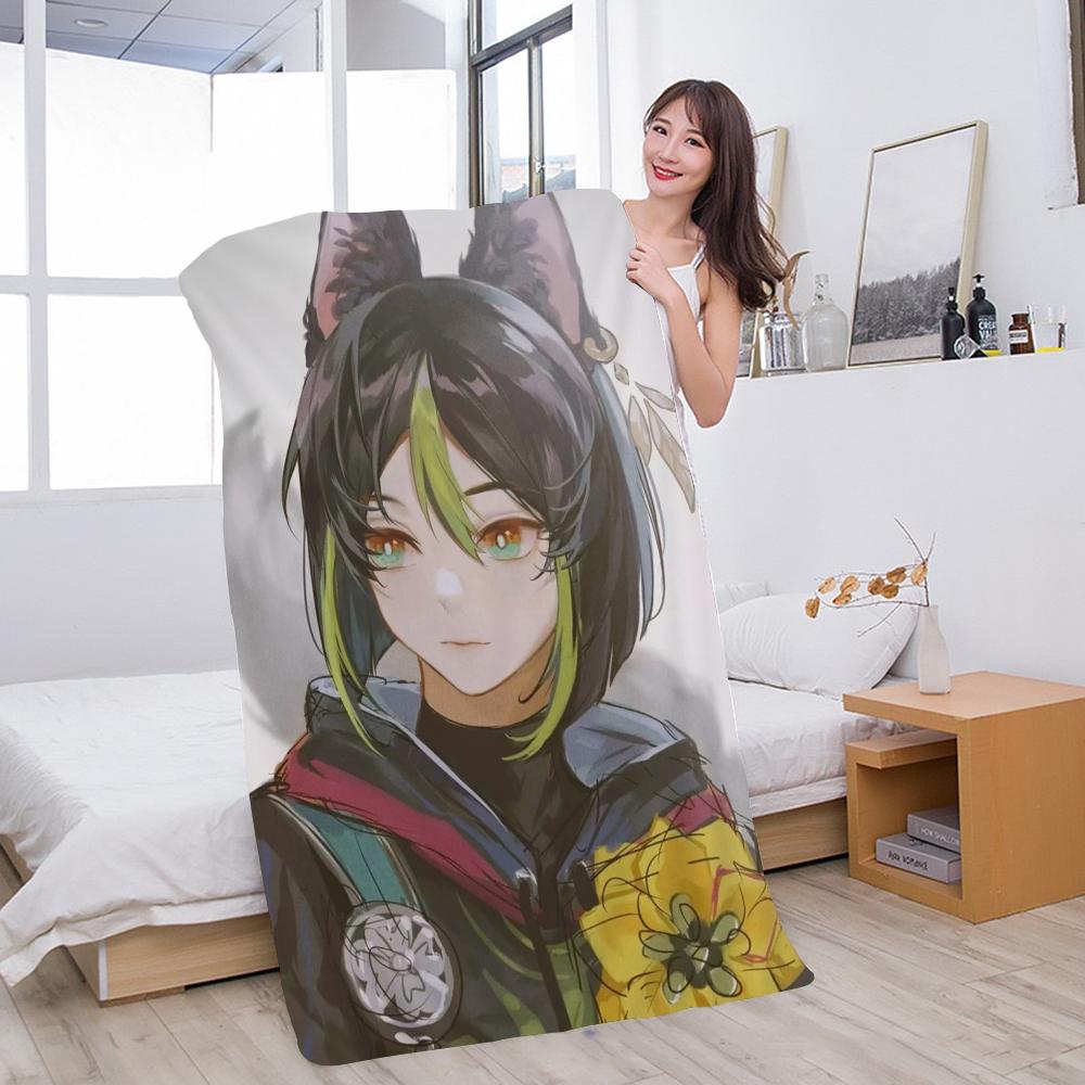 Tighnari Genshin Impact Beach Towel Cartoon Cute Summer Kids Large Bath Pool Beach Towel Microfiber for Swimming Travel