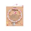 Diamond-encrusted women's bracelet Shambhala powder pearl weaving pink bracelet alloy love unicorn pendant bracelet