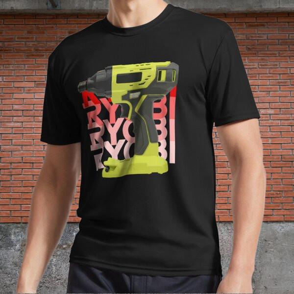 

Ryobi-Tool Shadow Active T-Shirt Logo Men s T-Shirt Funny Size S to 5XL 4XL