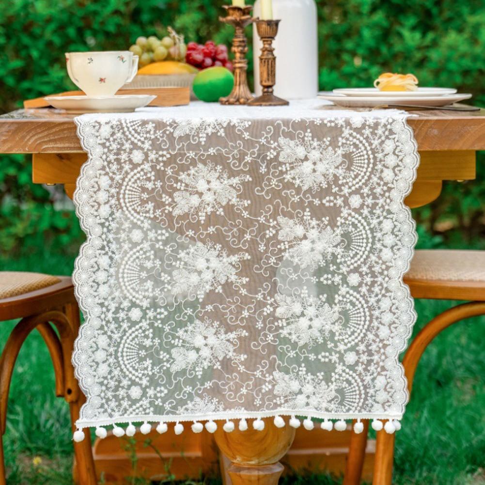 Wedding Tablecloth White Lace Tablecloth Exquisite Design