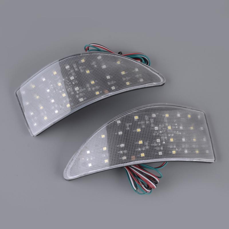 

LX1184100 1 Pair Clear Lens LED Rear Bumper Lamp Reflector Light 8191053021 8192053021 Fit for Lexus IS250 IS350 2006-2012 2013