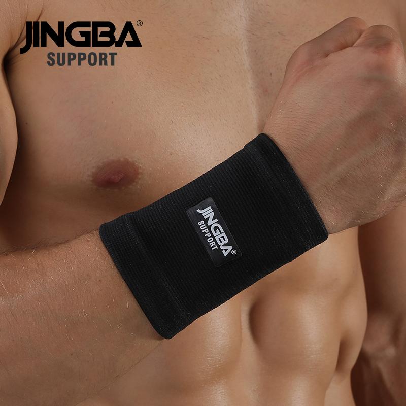 Jingba Support 1 szt. Elastyczny nylonowy opaska na nadgarstek wsparcie fitness ochraniacz na nadgarstek opaska na nadgarstek mężczyźni tenis badminton orteza