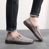 Cloth shoes men's single sole  sole middle-aged and elderly casual canvas dad shoes