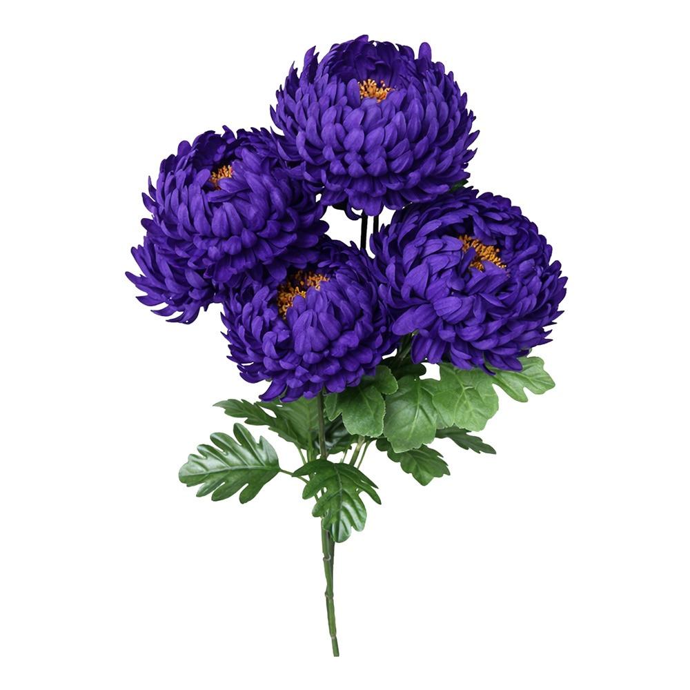 7Head Artificial Flower DIY Flower Silk Chrysanthemum Bouquet Worship Supplies Floral Arrangement Flowers Bouquet