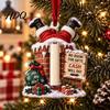 DIY Holiday Cash Gift Money Present Christmas Acrylic Holder Ornament Clear for Cash Funny Back
