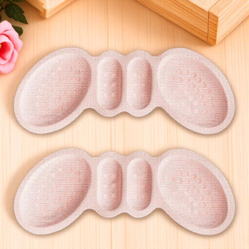 1 Pair High Heel Insoles Adhesive Heel Pads Size Adjustable Liner Grips Protector Anti Friction Inserts