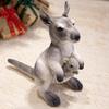 Cute Simulated Mother And Son Kangaroo Doll Plush Toy Wallaby Doll Children'S Company Soothing Pillow Rag Doll