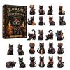 2026 Black Cat Day of the Dead Wall Calendar, Gothic Mexican Sugar Skull Hanging Ornament Art Decor