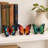 Creative DIY Hobby Kit 3D Beaded Butterfly Craft Kit Tiny Animal Handmade Art Set Weekend Activities with Instruction Cute 4-Pack Butterflies