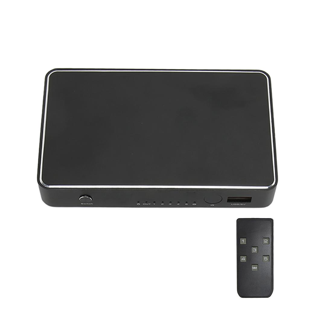 VKA19 HD Switcher USB Charging 60Hz 1080P 4K 5 in 1 HD Multimedia Interface Switcher for PS3