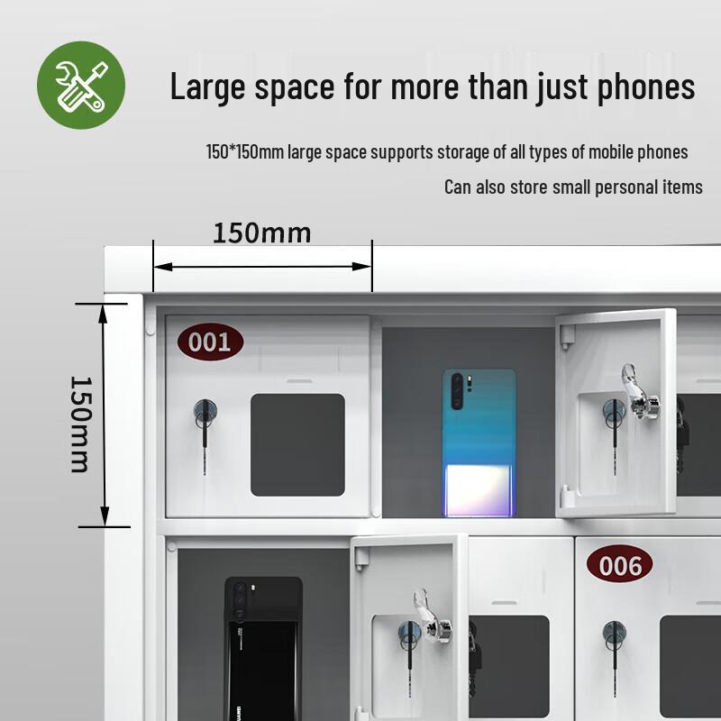 Jingwei 12-Door Mobile Phone and Electronic Device Storage Cabinet