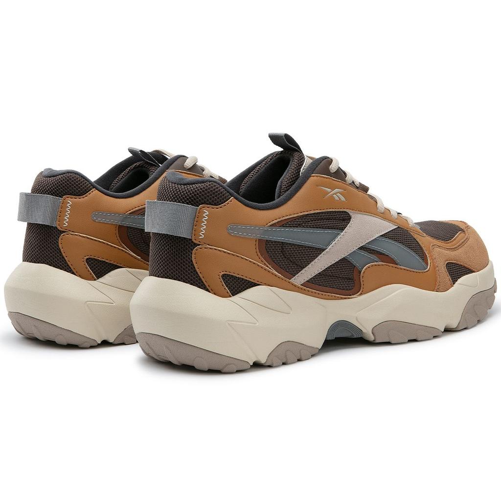Reebok Fluffi Puff CN Fashion Trend Thick Sole Dad Sneakers Low Top Running Shoes Unisex Sneakers Brown Yellow 24FRC913U1GBR