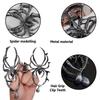 Halloweenské pavoučí spony do vlasů drápové spony-kovové gotické sponky do vlasů ze slitiny neklouzavý teror pavouk Silné držení sponky na čelisti do vlasů PunkCatch sponky