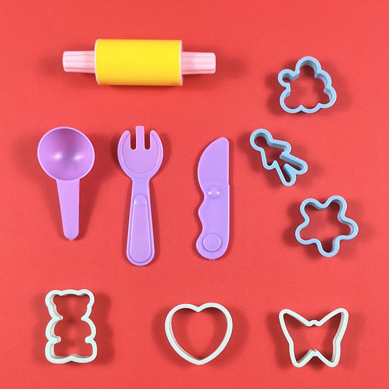 

Children s Sand Mold & Playdough Tool Set - Super Light & Colorful Clay Toys