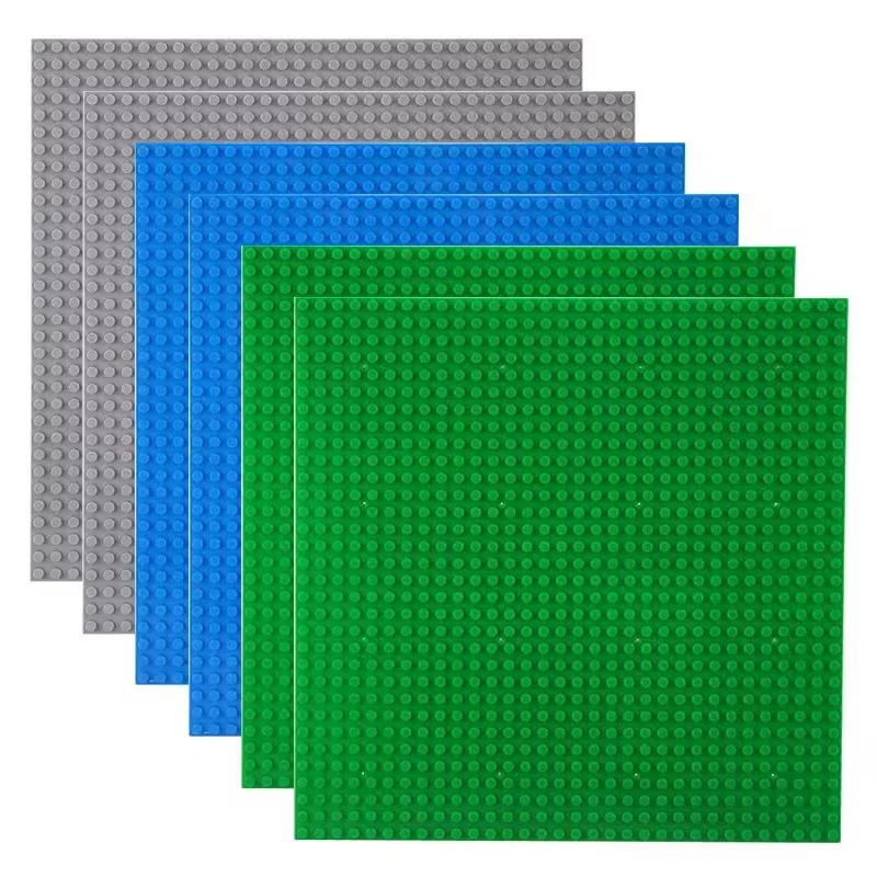 32x32 32x16 Klassische Grundplatten Kunststoffsteine Grundplatten MOC DIY Stadt Bausteine Figuren Konstruktionsspielzeug