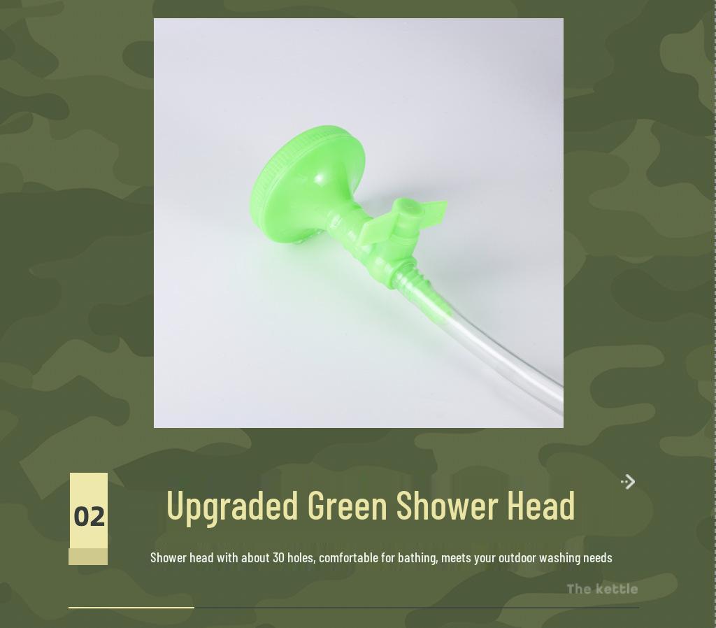 Portable Thickened Solar Shower Bag for Outdoor Camping and Water Storage