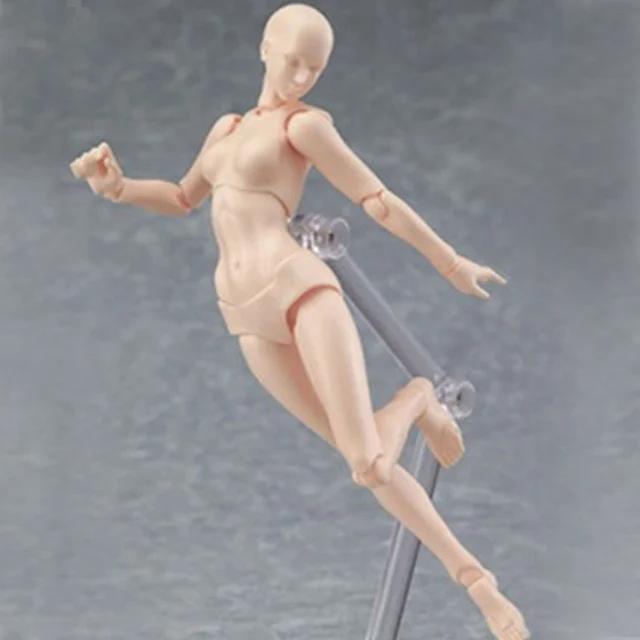 

13cm Sketch Draw Male Female Movable Body Kun Body Chan Joint Pain Anime Figure Shf Action Figure Toy Model Draw Mannequin Gifts