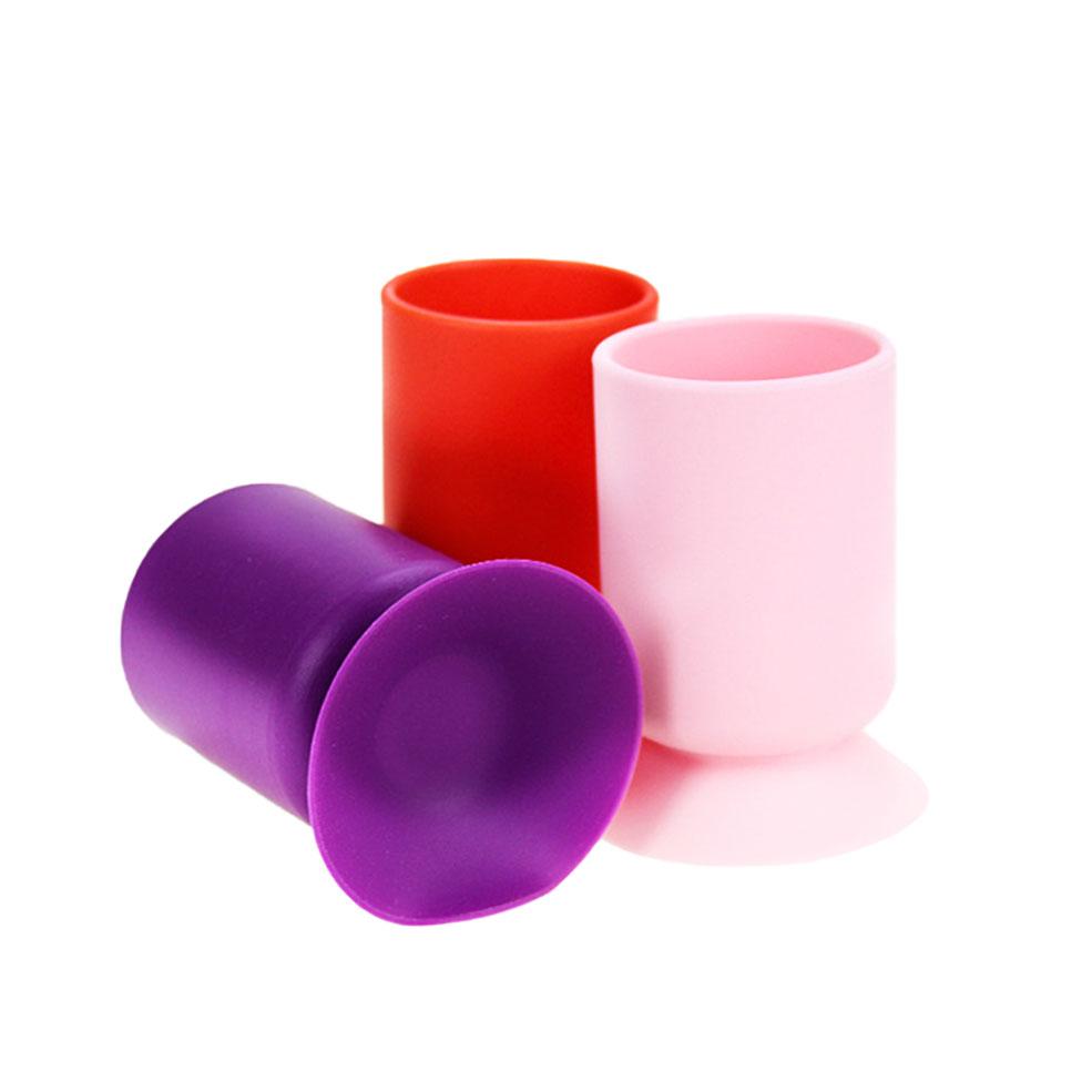 SW 6 Colors Silicone Pen Holder Desktop Storage Boxes Desk Pen Pencil Organizer Suction Cup Office Storage Stationery Holders