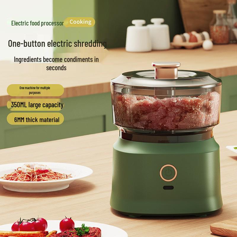 Wireless Kitchen Food Processor: Multifunctional Meat Grinder, Garlic Press, Baby Food Maker, Electric Chopper. Base: Multifunction
