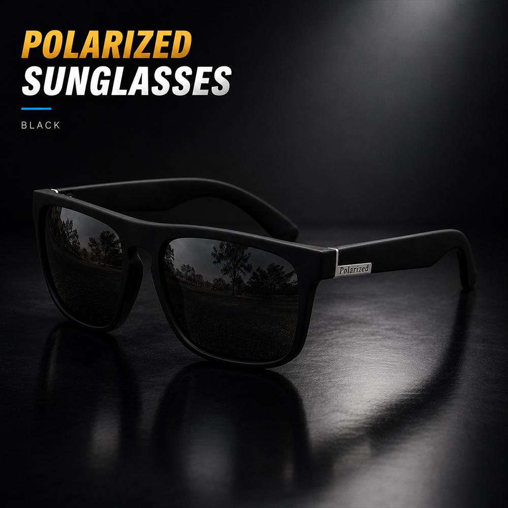 1/3 Pezzi Occhiali da Sole Polarizzati per Uomo Donna Guida Sport Escursionismo Occhiali da Sole Montatura Quadrata Classica Protezione UV400