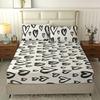 Liefdespatroon Matras Driedelig Digitaal Bedrukte Matras Beddengoed Set Volwassenen Kinderen