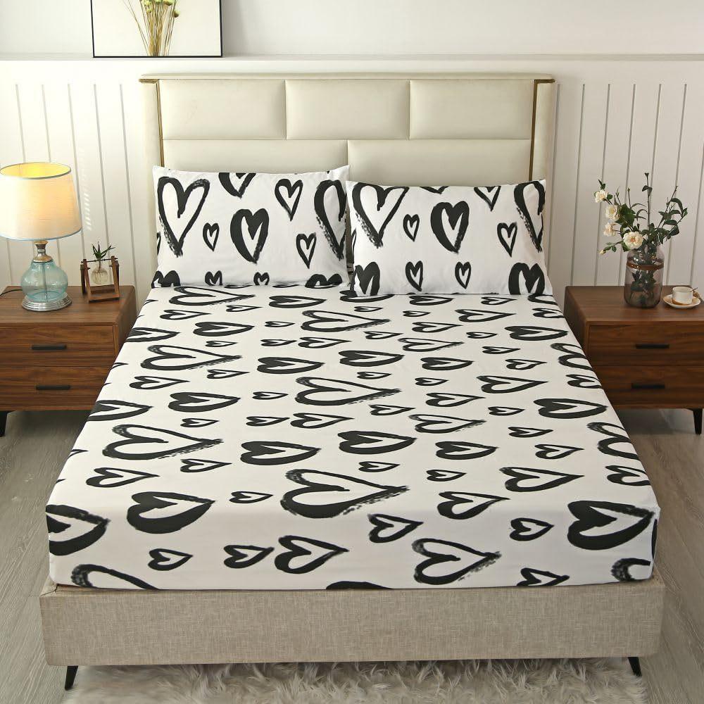 Liefdespatroon Matras Driedelig Digitaal Bedrukte Matras Beddengoed Set Volwassenen Kinderen