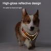 Reflective Dog Harness with Airtag Holder, Escape Proof Anti Lost Pet Vest, Highly Visible Adjustable Safety GPS Tracking