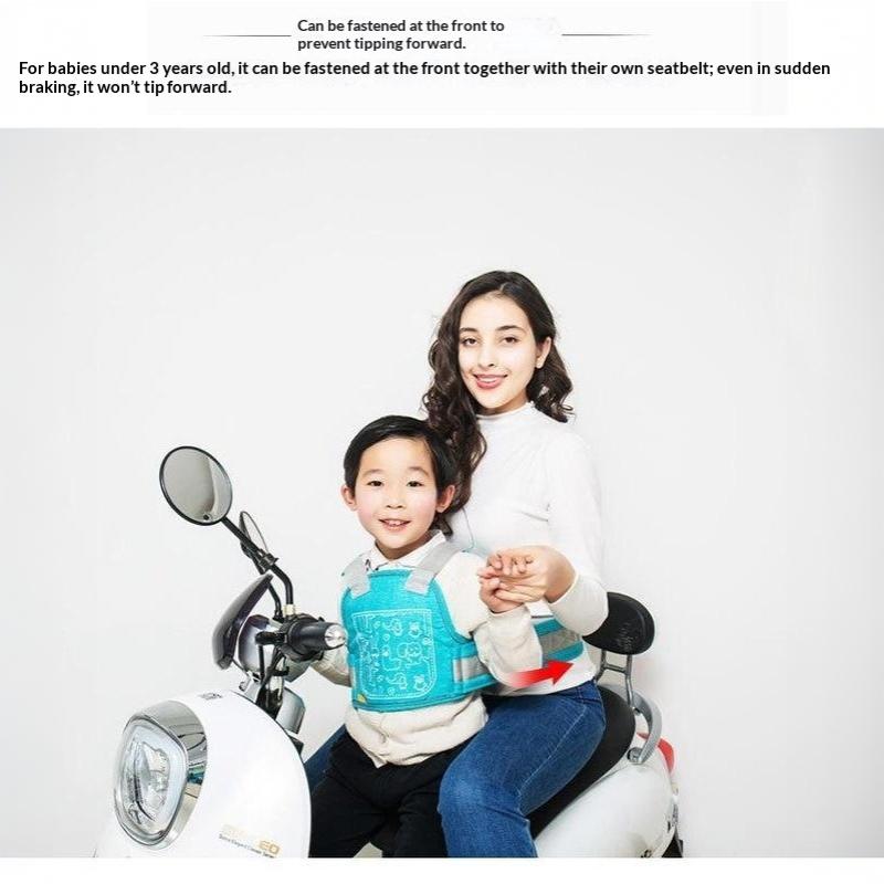 Kindermotorrad-Sicherheitsgurt Elektrischer Fahrradgurt Sicherheitsgurt-Schutzgurte Anti-Sturz-Gurt Verstellbar B