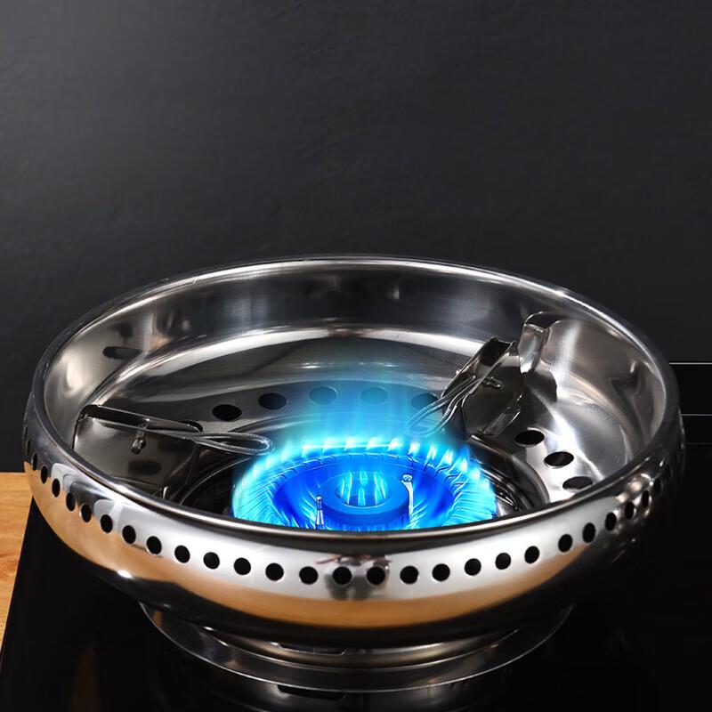 Double-Layer Stainless Steel Gas Stove Wind Guard