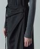 Your Wrap Sleeveless Long Dress / Black