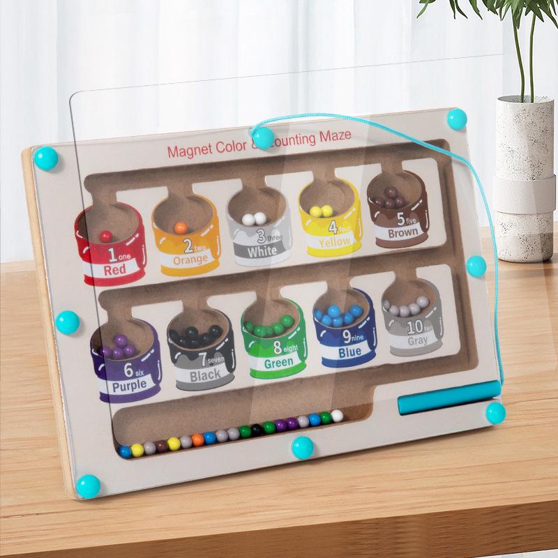 

Магнитная доска-лабиринт для сортировки по цветам для дошкольного образования