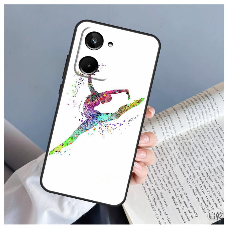 

Масляная живопись Гимнастика Для Realme GT7 Pro GT6 C67 C65 C63 C61 C55 C53 C51 C35 C71 C75 11 12 13 14 15 Pro Plus Чехол Realme C15