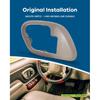 LUJUNTEC Door Handle Trim Bezel Cover – Beige Interior Front Left Driver Side 1pc – Fits 1999-2000 for Cadillac Escalade, 1995-1999 for Chevrolet