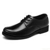 Nuove Scarpe da Uomo da Lavoro Scarpe Formali in Pelle a Punta Rotonda Scarpe Nere Casual da Lavoro Antiscivolo con Lacci Mocassini da Uomo