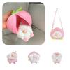 Cute And Cuddly Toby Peach Plushie Keychain Bag Accessory