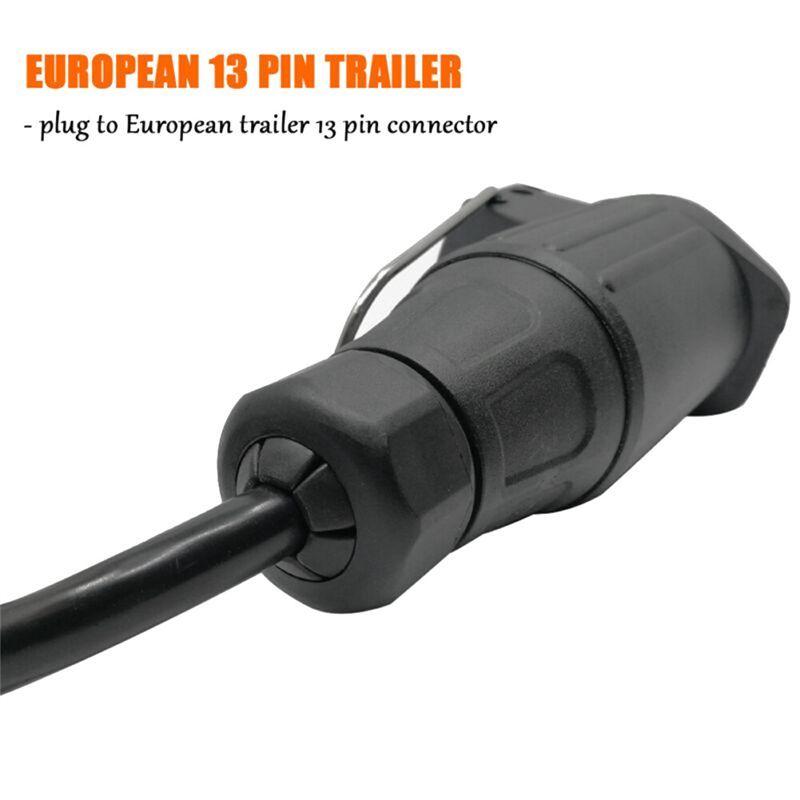 DT08 Trailer Connector  4-Pin Flat Plug to an7-Pin Connector 4 to 7 Trailer Light Converter Circuit Adapter