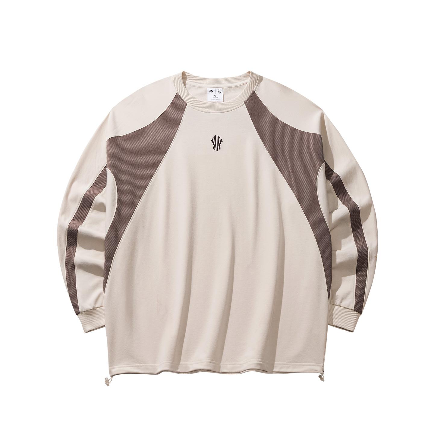 

Anta Autumn Kyrie Basketball Series Trendy Versatile Long Sleeve T-Shirt Unisex Tops 972611402-3 S